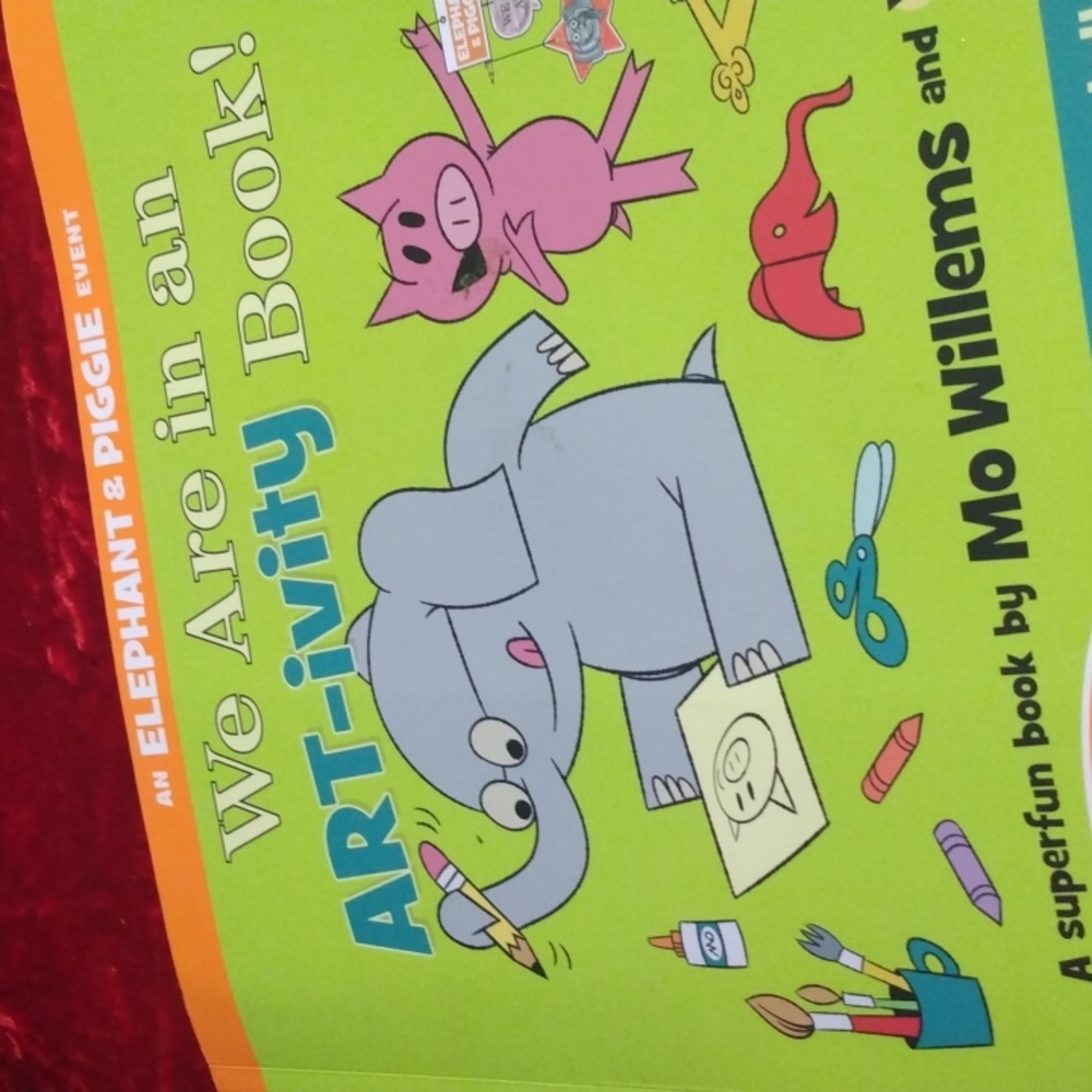 An Elephant & piggie event We Are in an Art-ivity Book!